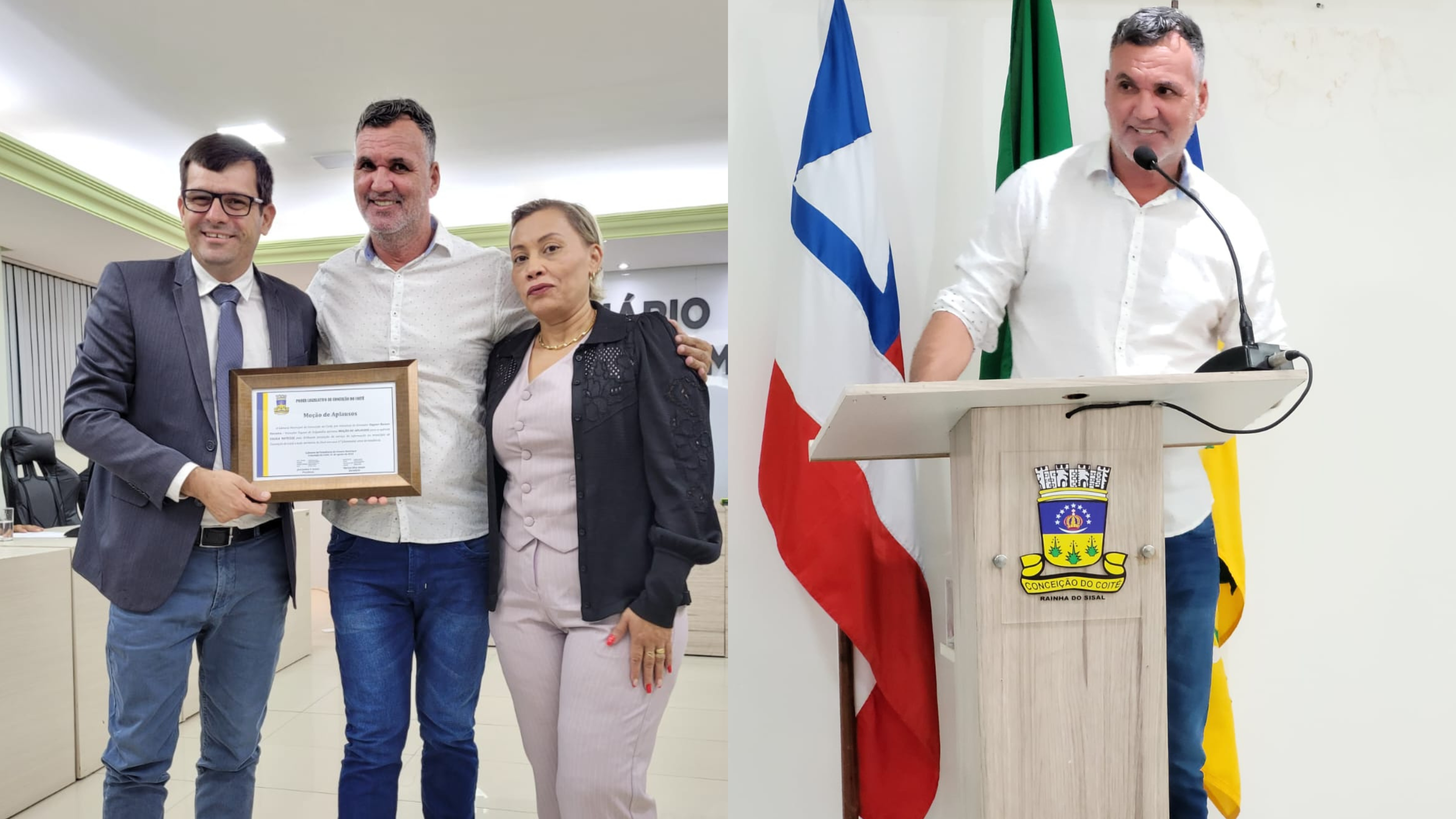  Agência Calila Notícias recebe placa de Moção de Aplausos 